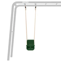 Aire de jeux avec siège bébé et balançoire caoutchouc - Playbase BERG Taille M