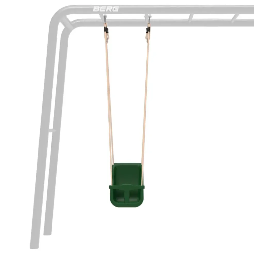 Aire de jeux avec siège bébé et balançoire caoutchouc - Playbase BERG Taille M