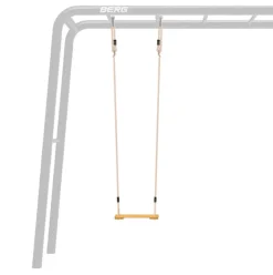 Aire de jeux métallique avec balançoire et trapèze - Playbase BERG Taille M
