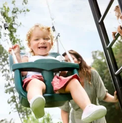 Aire de jeux avec siège bébé, balançoire et trapèze Playbase BERG L