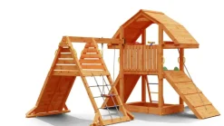 Aire de jeux en bois Buffalo Spider multifonctions de chez Fungoo