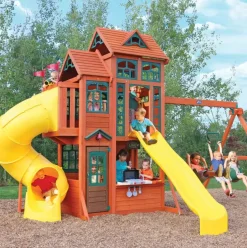 Aire de jeux en bois Canyon Ridge de KidKraft