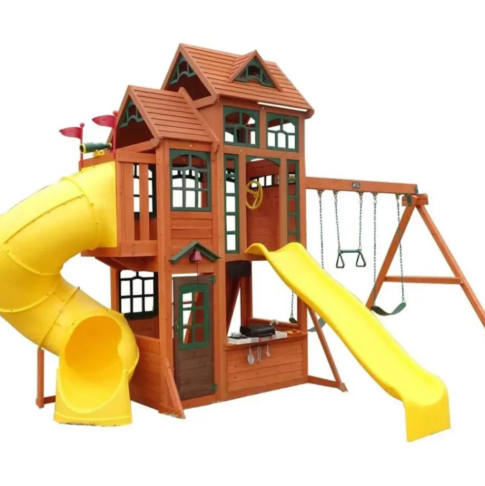 Aire de jeux en bois Canyon Ridge de KidKraft