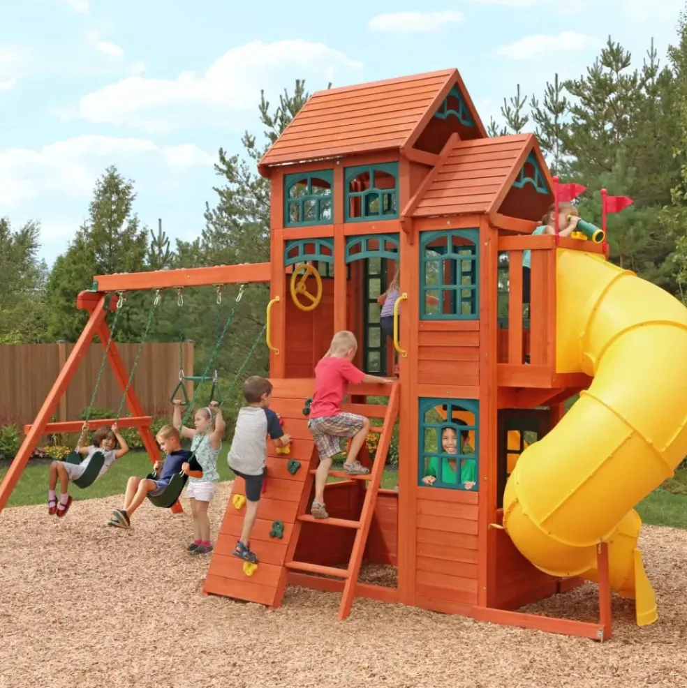 Aire de jeux en bois Canyon Ridge de KidKraft