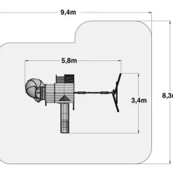 Aire de jeux en bois Canyon Ridge de KidKraft