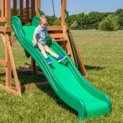 Aire de jeux en bois de cèdre pour 9 enfants Grayson Peak de Backyard