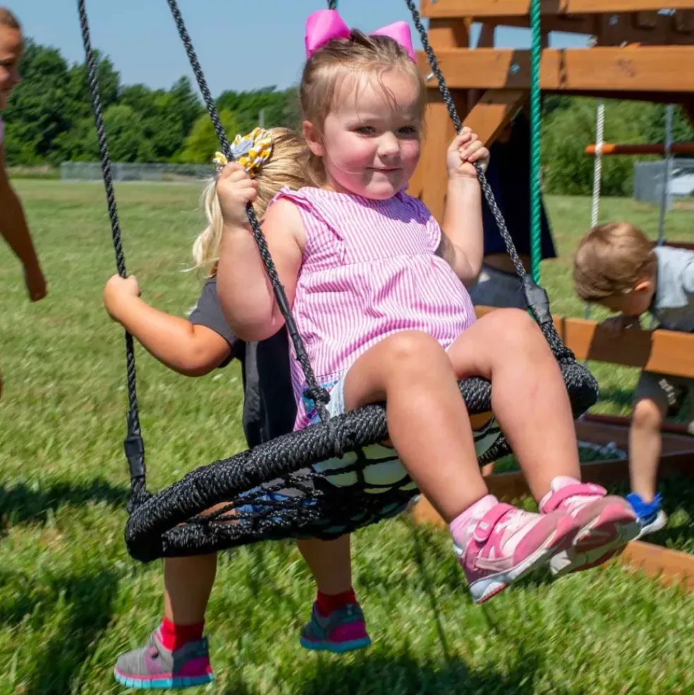 Aire de jeux en bois de cèdre pour 9 enfants Grayson Peak de Backyard
