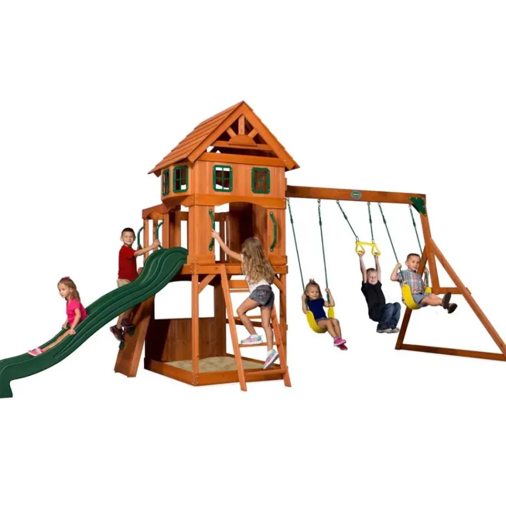 Aire de jeux en bois enfant Atlantic - Backyard