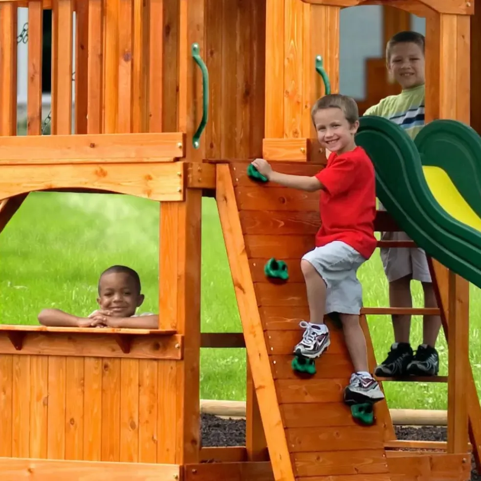 Aire de jeux en bois enfant Atlantic - Backyard