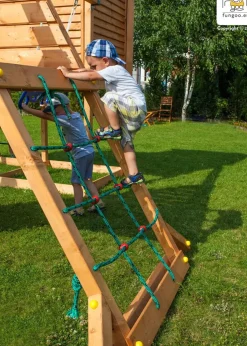 Aire de jeux en bois MyHouse Spider multifonctions de Fungoo