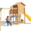 Aire de jeux Moove MySide avec toboggan, cabane, balançoire de Fungoo
