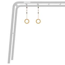 Anneaux de gymnastique en bois pour Playbase BERG