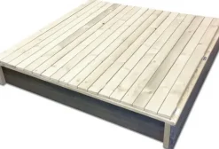 Bac à sable en bois avec bancs - Exit