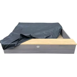 Bac à sable et espace de rangement en bois marron et gris Evy d'AXI