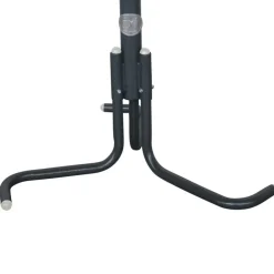 Balançoire double rotative 360° en métal anthracite et crème d'AXI