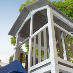 Beach Tower Axi avec échelle de singe et toboggan bleu