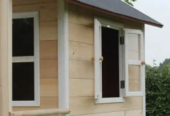 Cabane bois + toboggan Loft 500 Naturel - Exit