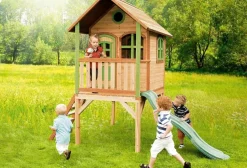 Cabane enfant en bois sur pilotis Laura Axi