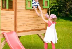 Cabane enfant en bois sur pilotis Tom Axi