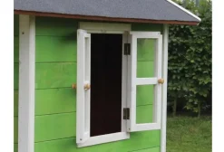 Cabane enfant sur pilotis verte Loft 300 - Exit