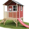 Cabane enfant sur pilotis rouge Loft 300 - Exit