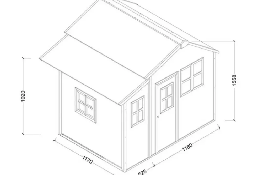 Cabane enfant verte Loft 150 - Exit