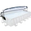 Dôme pour piscine rectangulaire transparent 540 x 250 cm EXIT
