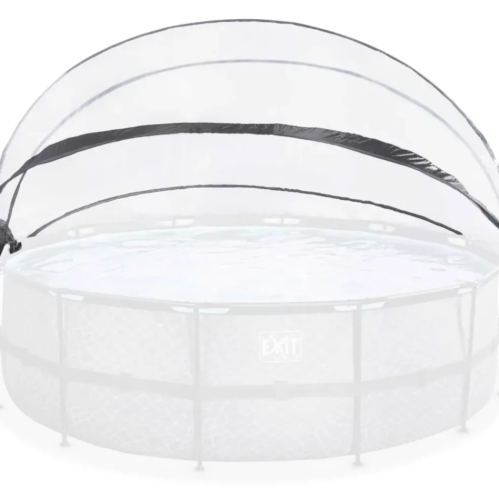 Dôme pour piscine rond transparent 450 cm EXIT