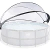 Dôme pour piscine rond transparent 427 cm EXIT