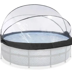Dôme pour piscine rond transparent 427 cm EXIT