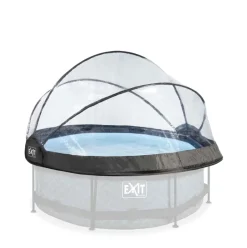 Dôme pour piscine rond transparent 244 cm EXIT
