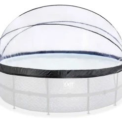 Dôme pour piscine rond transparent 488 cm EXIT