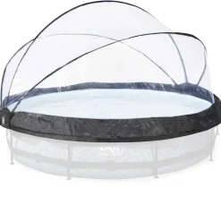 Dôme pour piscine rond transparent 360 cm EXIT