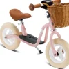 Draisienne rose avec béquille et panier dès 2 ans Puky LR Medium
