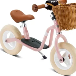 Draisienne rose avec béquille et panier dès 2 ans Puky LR Medium