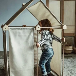 Jeu de construction géant en bois et tissu bio Trigonos Kernel Fabriqué en Espagne - 44 pces