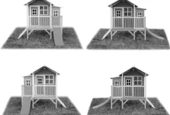 Maison bois pour enfant Loft 350 vert - Exit
