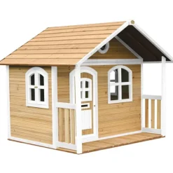 Maison en bois marron et blanc pour enfants Milan d'Axi