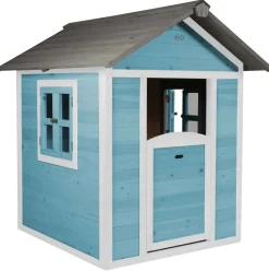 Maisonnette en bois bleue Sunny Lodge