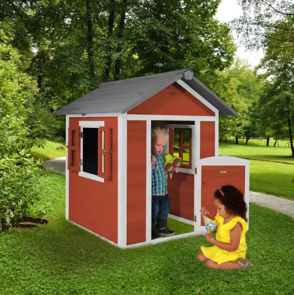 Maisonnette en bois rouge Sunny Lodge