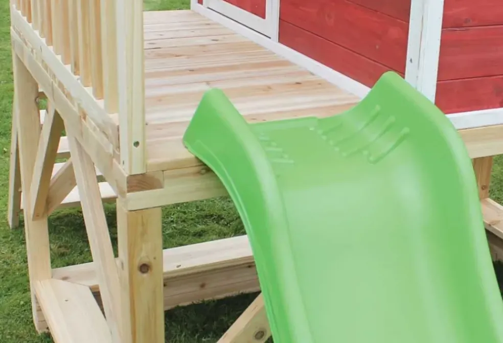 Maisonnette pour enfant en bois Loft 500 Rouge - Exit