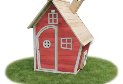 Petite cabane en bois rouge Fantasia 100 - Exit