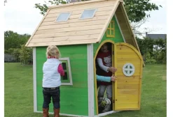 Petite cabane en bois verte Fantasia 100 - Exit