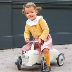 Porteur blanc ivoire pour enfant de 1 à 3 ans Roadster Baghera