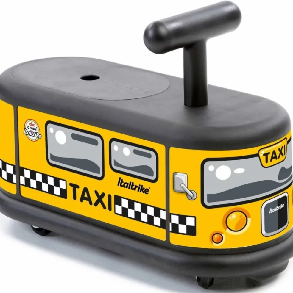 Porteur taxi jaune pour bébé Italtrike Fabriqué en Europe