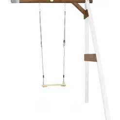 Portique mural 1 balançoire en bois Wall mount Brun Axi