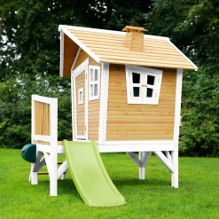 Robin Axi Maisonnette en bois écologique avec toboggan