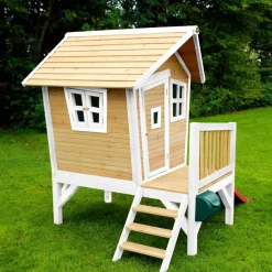 Robin Axi Maisonnette en bois écologique avec toboggan