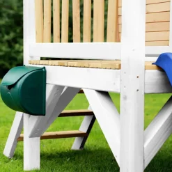 Robin Axi Maisonnette en bois écologique avec toboggan