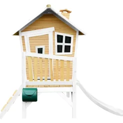 Robin Axi Maisonnette en bois écologique avec toboggan